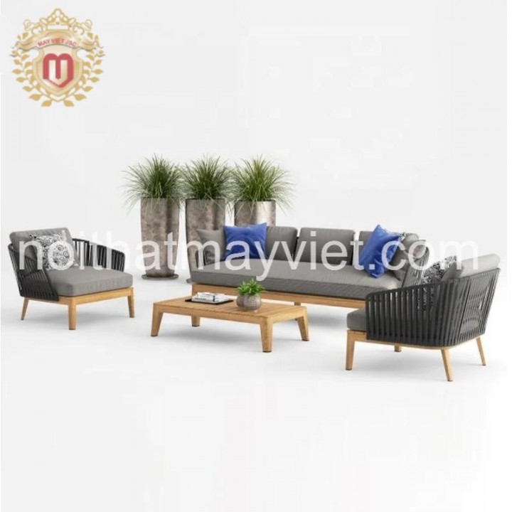 Bàn Ghế Sofa Mây Tre BGSF0032